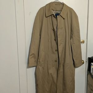 Men's limited edition London fog trench coat